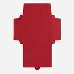 Коробка самосборная FLACKY, темно-красная