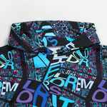 Худи унисекс MORFISS с полной запечаткой на заказ, размер M/L