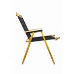 Стул MW02 складной, черный, светлое дерево