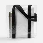 Шопер CLEAR FEST, VER.2, прозрачный с черными ручками