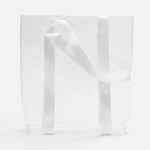 Шопер CLEAR FEST, VER.2, прозрачный с белыми ручками