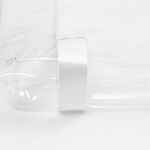 Шопер CLEAR FEST, VER.2, прозрачный с белыми ручками