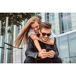 Очки солнцезащитные SUNDANCE, оранжевые