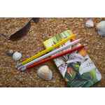 Карандаш простой TRIANGLE с ластиком, белый