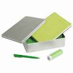 Коробка PRAGMAX L, прямоугольная, серебристая