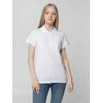 Рубашка поло женская VIRMA LADY, белая, размер S