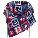 Плед INDUSTRY, морской