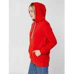 Толстовка с капюшоном UNIT KIRENGA HEAVY красная, размер XS