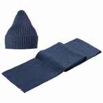 Шарф STOUT, синий меланж