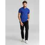 Рубашка поло мужская VIRMA PREMIUM, ярко-синяя (ROYAL), размер S