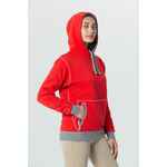 Толстовка REVERS, серая с красным, размер XS