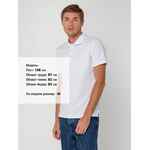 Рубашка поло мужская VIRMA STRETCH, белая, размер M