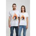 Футболка женская «Глаголом жечь», белая, размер S