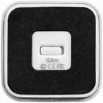 Беспроводная колонка с подсветкой гравировки GLIM, белая