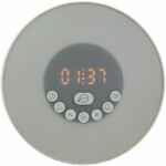 Лампа-колонка DREAMTIME для пробуждения светом и музыкой, белая