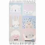 Плед детский ZOO, голубой