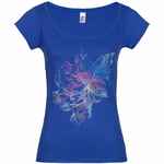 Футболка женская VIBRANCE, ярко-синяя (ROYAL), размер S