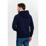 Толстовка на молнии KULONGA SHERPA, темно-синяя, размер XS