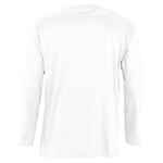 Футболка мужская с длинным рукавом MONARCH 150 белая, размер S