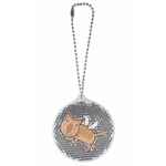 Пешеходный светоотражатель «Круг», белый