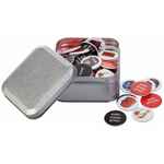 Коробка PRAGMAX S, квадратная, серебристая