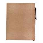 Мини-блокнот ECO LIGHT с ручкой с черными элементами