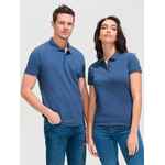 Рубашка поло женская PERFECT WOMEN 180 серый меланж, размер S