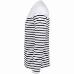 Футболка мужская с длинным рукавом MATELOT LSL MEN, белая с темно-синим, размер S