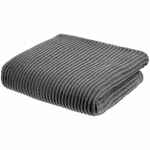 Плед SHIRR, серый меланж