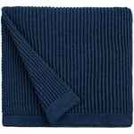 Плед SHIRR, синий (деним)