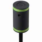 Зонт складной AOC MINI с цветными спицами, зеленое яблоко