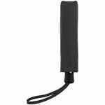 Зонт складной MANIFEST COLOR со светоотражающим куполом, черный