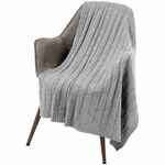 Плед TRENZA, светло-серый