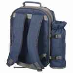 Набор для пикника FRIDAG на 2 персоны, темно-синий с серым