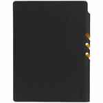 Ежедневник FLEXPEN BLACK, недатированный, черный с желтым