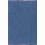 Плед SNIPPET, синий меланж (джинс)