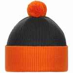 Шапка SNAPPY, темно-серая с оранжевым