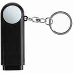 Брелок-фонарик LENS RAY, черный