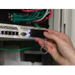 Брелок-фонарик LENS RAY, черный