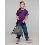 Детский рюкзак-мешок MANIFEST из светоотражающей ткани, серый