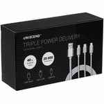 Кабель TRIPLE POWER DELIVERY в футляре