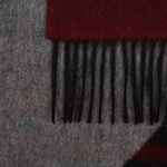 Шарф CHARMING, коричневый с оранжевым