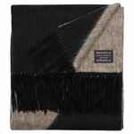 Палантин CHARMING, черный с бежевым