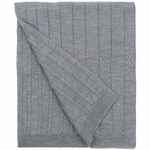 Плед PLUMA, темно-серый (графит)