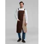 Фартук PICANTE, коричневый с бежевым
