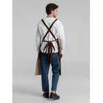 Фартук PICANTE, коричневый с бежевым