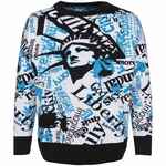 Свитер оверсайз на заказ TRICKSY NET, акрил, размер L/XL