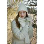 Перчатки BERNARD, молочно-белые (ванильные), размер S/M