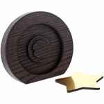 Стела CONSTANTA DARK, с золотистой звездой