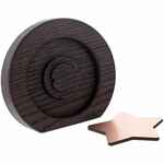 Стела CONSTANTA DARK, с бронзовой звездой